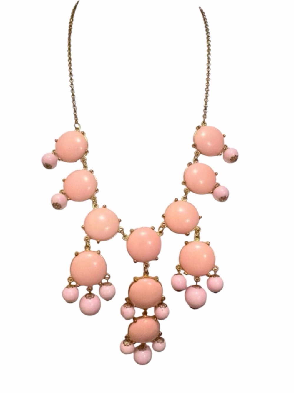 PINK Statement Bauble necklace